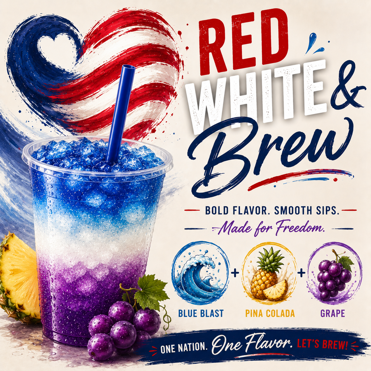 Red, White, & Brew